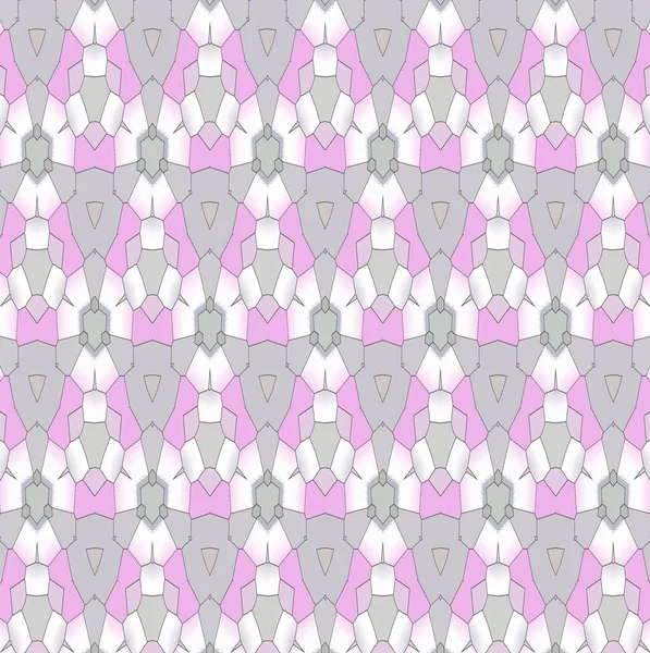 abstract pattern in pink tones with fractal graphic elements, seamless background