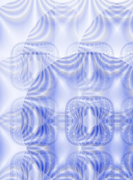 Gráficos fractales originales, patrón abstracto moderno inusual, papel fractal, patrones fractales, patrón caótico, patrón geométrico, color azul — Foto de Stock