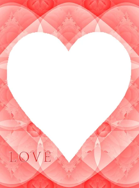 Corazón rojo. brillo de la fiesta, fondo de la boda, ilustración de una tarjeta de felicitación para el día de San Valentín. Tarjeta de invitación a la boda, tarjeta de felicitación y Declaración de amor —  Fotos de Stock