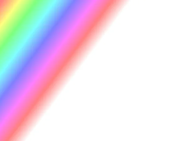 Rainbow background with a highlighted white area for notes — Stock Photo, Image