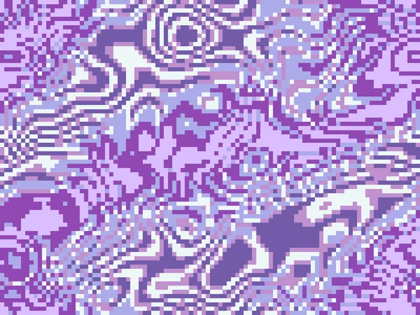 Patrón abstracto sin costuras de waves.in rosa el estilo de pixel art.for creatividad, bordado, textiles, patrones de punto — Foto de Stock