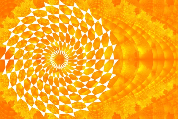 Πορτοκαλί αφηρημένο φόντο. Κλασικό μοτίβο. Halftone pop art, εικονογράφηση ενός πολύχρωμου φόντου με δημιουργικά σχήματα — Φωτογραφία Αρχείου