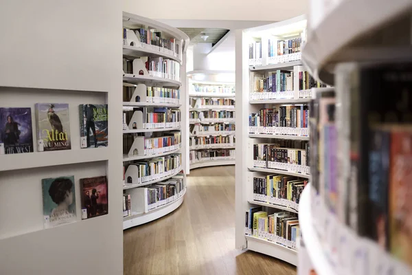 Diseño Moderno Estantería Library Orchard Biblioteca Próxima Generación Con Ambiente —  Fotos de Stock