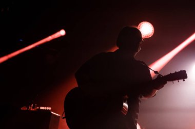 Newcastle / UK - 21 Eylül 2019: PIXIES grubu (Black Francis) Newcastle O2 Akademisi 'nde sahneye çıktı