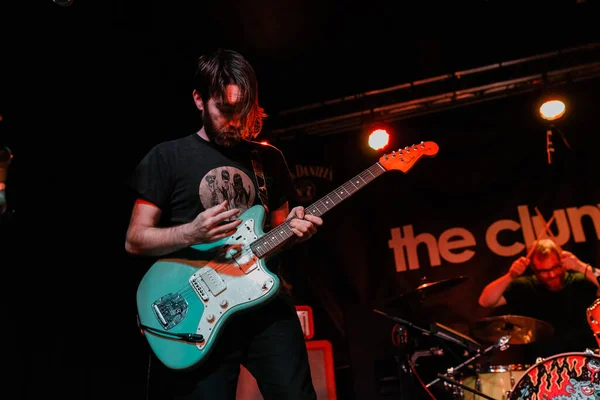 Newcastle UK: 21 Kasım 2016: Üç Trapped Tigers grubu Cluny Newcastle 'da konserde