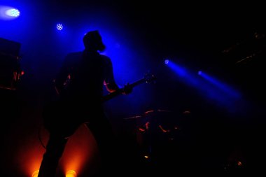 Leeds UK: 15 Mayıs 2018: Rus Halkaları Leeds Stylus 'ta konserde