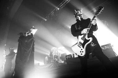 Newcastle UK: 16 Aralık 2015: Ghost (grup) Newcastle O2 Academy Dec 2015 'ten canlı yayın