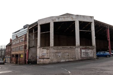 Tyne UK 'deki Newcastle - 8 Ocak 2020: Newcastle' daki Worswick Street Otobüs İstasyonu