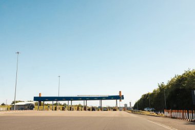 Newcastle UK: 1 Haziran 2020: Tyne Tüneli geçiş gişesi