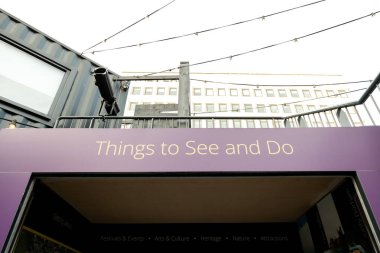 Tyne UK 'deki Newcastle - 8 Ocak 2020: Newcastle turizm alanında görülecek ve yapılacak şeyler