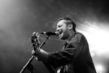 Newcastle on Tyne UK: 6 Mayıs 2018: British Sea Power Hit The North Music Festival May 2018