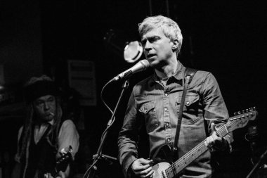 Newcastle on Tyne UK: 24 Nisan 2018 - Newcastle O2 Akademisi 'nde Nada Surf konserde