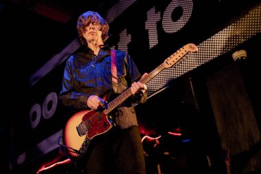 Newcastle UK - 14 Ekim 2019: Thurston Moore Grubu Newcastle Riverside 'da konser verdi