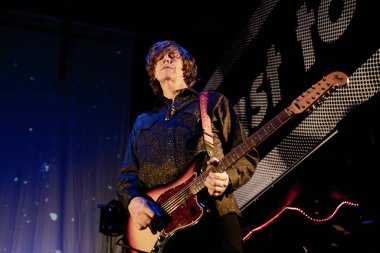 Newcastle UK - 14 Ekim 2019: Thurston Moore Grubu Newcastle Riverside 'da konser verdi