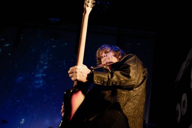 Newcastle UK - 14 Ekim 2019: Thurston Moore Grubu Newcastle Riverside 'da konser verdi