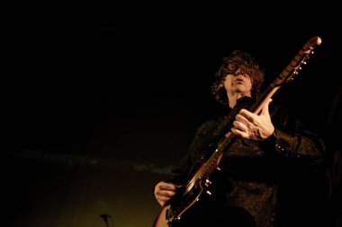 Newcastle UK - 14 Ekim 2019: Thurston Moore Grubu Newcastle Riverside 'da konser verdi