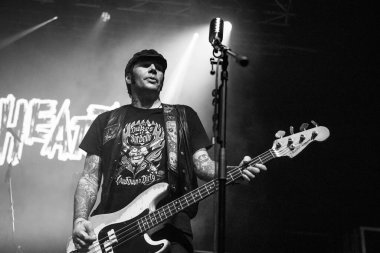 Newcastle UK - 12 Temmuz 2019: The Wildhearts - Wasteland Müzik Festivali 'nde konser verdi