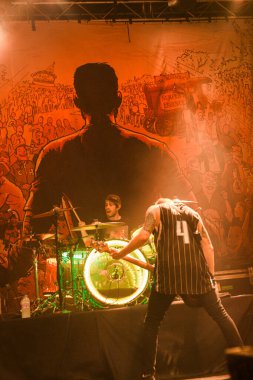 Newcastle on Tyne UK: 23 Kasım 2014: A Day to Remember grubu, A Day To Remember drum