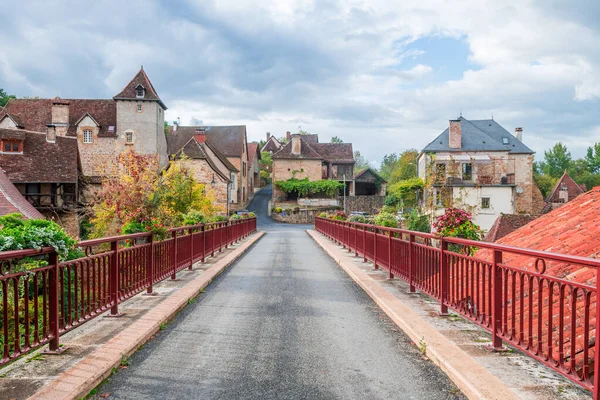 Cidade Rural Casas Pedra França — Fotografia de Stock