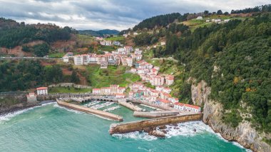 Elantxobe deniz kenti, Bask ülkesinin hava manzarası