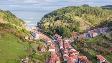 Elantxobe deniz kenti, Bask ülkesinin hava manzarası