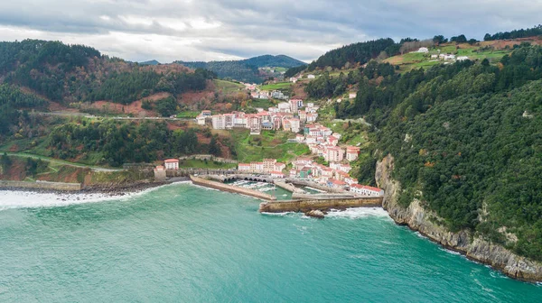 Elantxobe deniz kenti, Bask ülkesinin hava manzarası