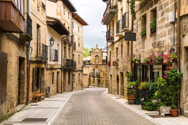 Rua Pacífica Cidade Rioja Espanha — Fotografia de Stock