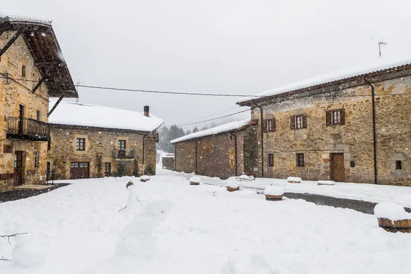 Vista Sulla Città Montagna Nei Paesi Baschi Spagna — Foto Stock