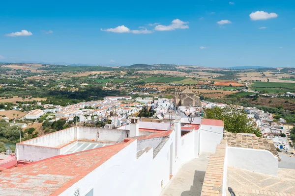 Hermosas Calles Una Famosa Ciudad Blanca Andalusia España —  Fotos de Stock