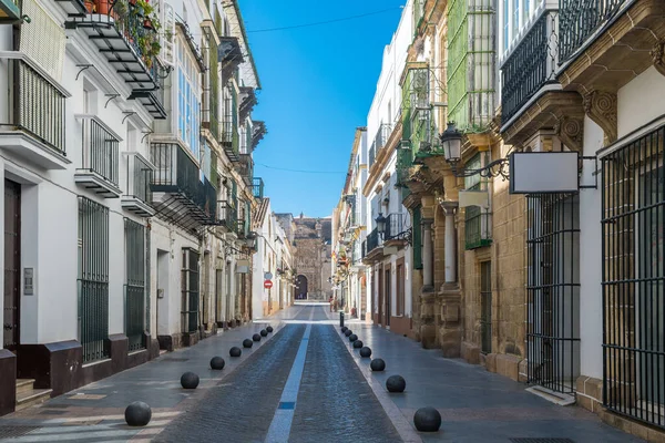 Piękne Ulice Sanlucar Barrameda Andaluzji Hiszpania — Zdjęcie stockowe