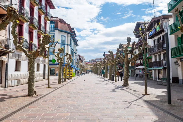 Bask Ülkesindeki Hondarribia Ortaçağ Kasabası Spanya — Stok fotoğraf