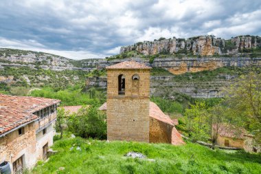 Ortaçağ şehri Orbaneja del Castillo, İspanya