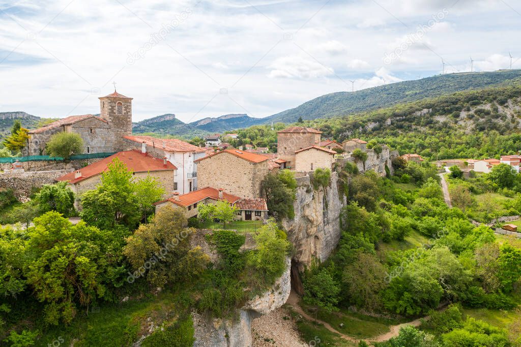 medieval town of orbaneja del castillo, Spain