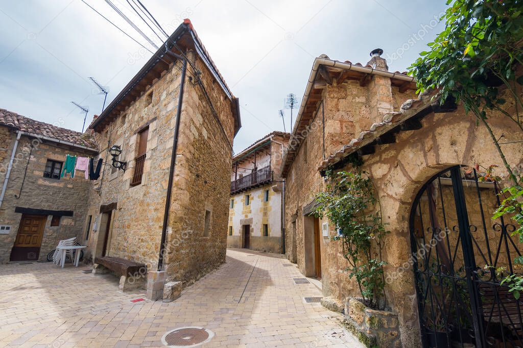 medieval town of orbaneja del castillo, Spain