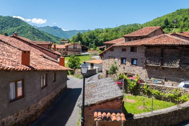 İspanya 'nın Cantabria kentindeki kırsal köy.