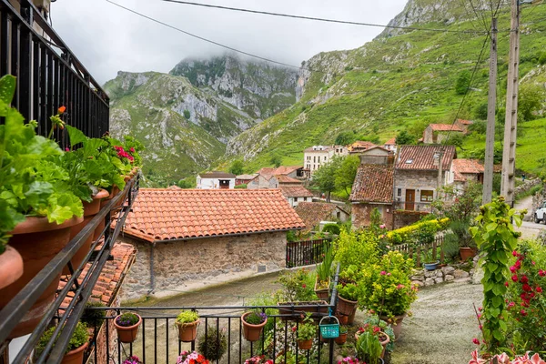 Land Dorf Von Potes Kantabrien Spanien — Stockfoto