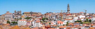 porto siluetinin panoramik görünümleri, Portekiz