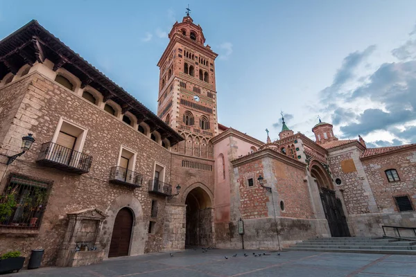 Teruel Hiszpania Sierpnia 2021 Ulice Teruel Mudejar Aragon Hiszpania — Zdjęcie stockowe