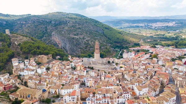 Pohled Staré Ulice Jerica Valencii Španělsko — Stock fotografie