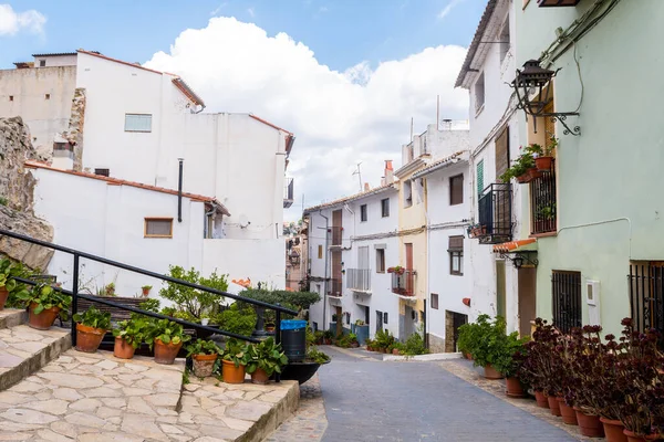 Вид Старые Улицы Jerica Валенсии Испания — стоковое фото