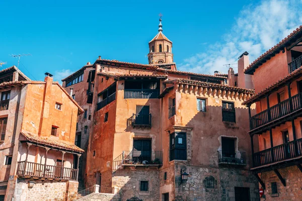 Vistas Ciudad Albarracin Mudéjar Teruel España — Foto de Stock