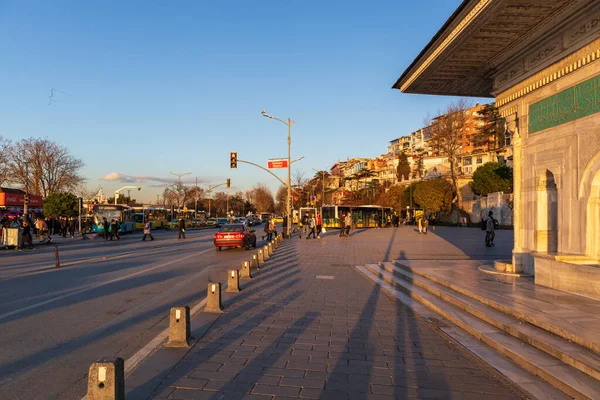 Estambul Turquía Enero 2021 Fuente Alemana Plaza Uskudar Imagen De Stock