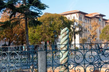 17 Ekim 2020 İstanbul / Türkiye Sultanahmet - Yılan Sütunu