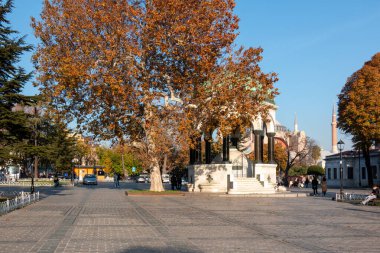 4 Kasım 2020 İstanbul / Türkiye Sultanahmet - Alman Çeşmesi