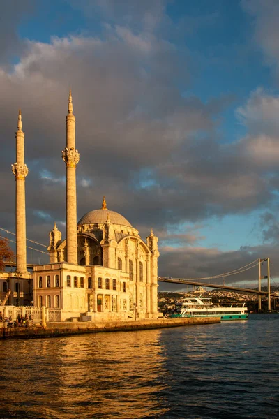 Novembre 2020 Istanbul Turquie Ortakoy Mosquée Architecture — Photo