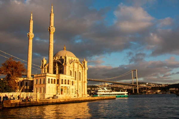 2020 November Isztambul Törökország Ortakoy Mosque Architecture — Stock Fotó