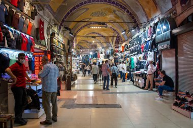 17 Ekim 2020 İstanbul / Türkiye Büyük Çarşı, esnaflar ve insanlar