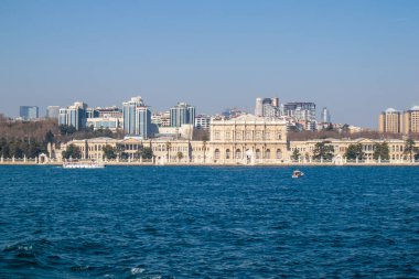 4 Mart 2021 İstanbul - Türkiye Beşiktaş ilçesine uzaktan bakış