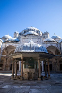 8 Mart 2021, İstanbul - Türkiye Şehzade Camii. Mimar Sinan tarafından inşa edilen cami