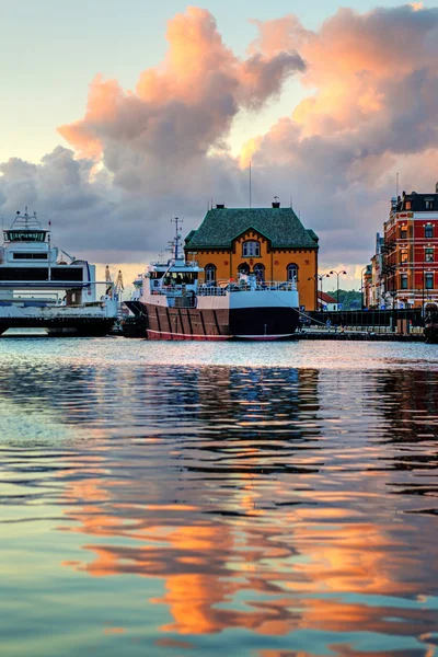 Ставангерский порт — стоковое фото